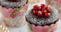 طرز تهیه کاپ کیک انار برای شب یلدا