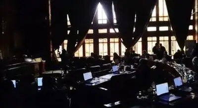 قطع برق در صحن شورای شهر تهران