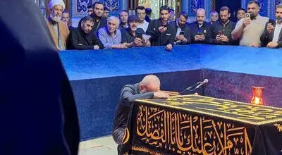  ادای احترام  پزشکیان به مزار رهبر شهید انقلاب