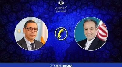 تماس تلفنی وزیرخارجه قبرس با عراقچی در رابطه با مذاکرات هسته ای