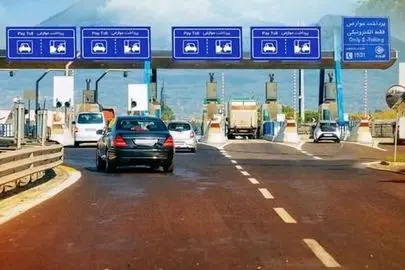 ترافیک سنگین در محور تهران شمال

