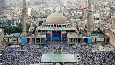  اقامه نماز عید سعید فطر در مصلای تهران + فیلم