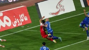 نظر کارشناسان داوری درباره صحنه مشکوک به پنالتی پرسپولیس