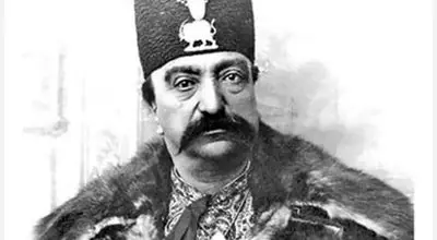 نقاشی ناصرالدین‌شاه از خودش در ایام ولیعهدی