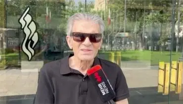 توصیف محمد شیری از مرحوم اکبر عبدی در حاشیه مراسم تشییع/ویدیو 