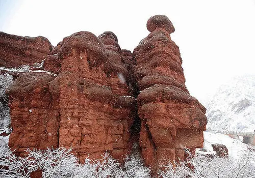 نقطه ای در ایران که کویر و کوهستان به هم می رسند + تصاویر