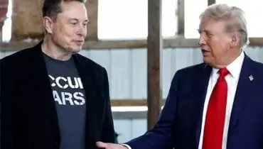 عکسی از ایلان ماسک و ترامپ به همراه ملانیا