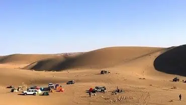 تعطیلی پیست سافاری روستای مصر،آبشار نمکی و چشمه گرمه خوروبیابانک