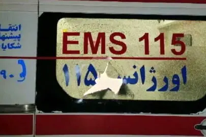 واژگونی آمبولانس اورژانس