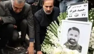 لحظه وقوع انفجار در حوالی محل خاکسپاری حمید هیراد/ویدیو 