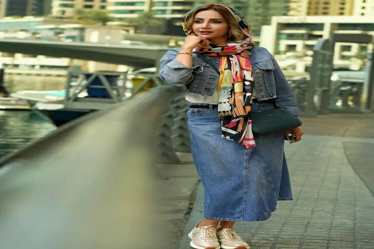 قاب دو نفره شبنم قلی خانی در کنار فرامرز قریبیان در دبی