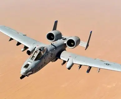 سقوط جنگنده A10 آمریکایی نزدیک تنگه هرمز