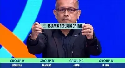 هم‌گروهی ایران با افغانستان، عربستان و مالزی در جام‌ملت‌های فوتسال آسیا