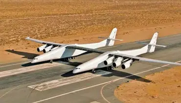 پرواز پر ابهت بزرگترین هواپیمای جهان+ فیلم