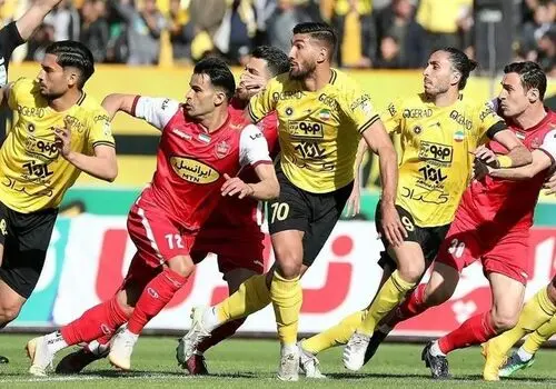 گل اول پرسپولیس به سپاهان + فیلم