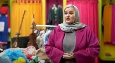 تیپ ساحلی نعیمه نظام‌دوست در کیش