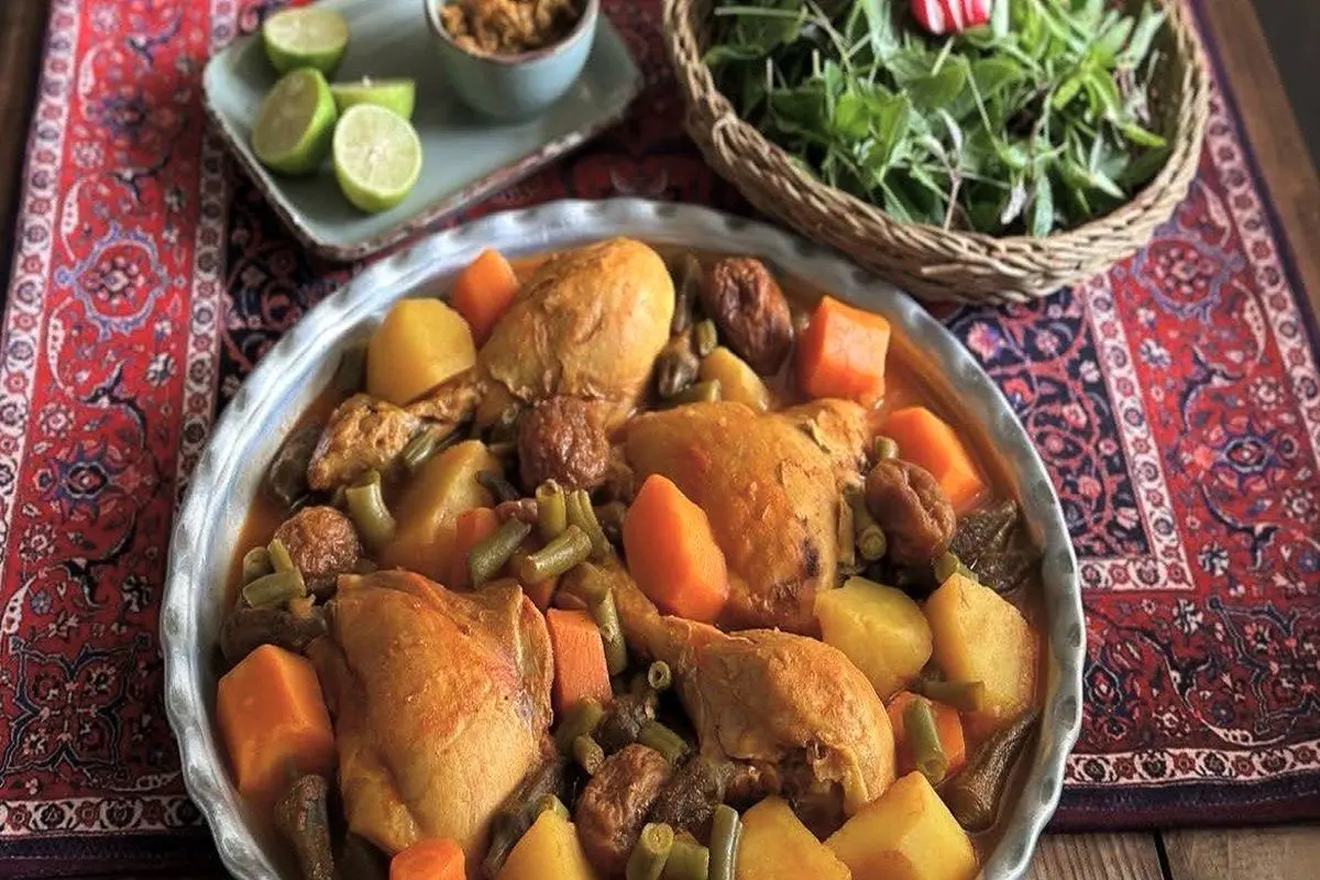 شام امشب با من: طرز تهیه تاس کباب مرغ با بامیه؛ غذایی ساده و لذیذ برای هر سلیقهای