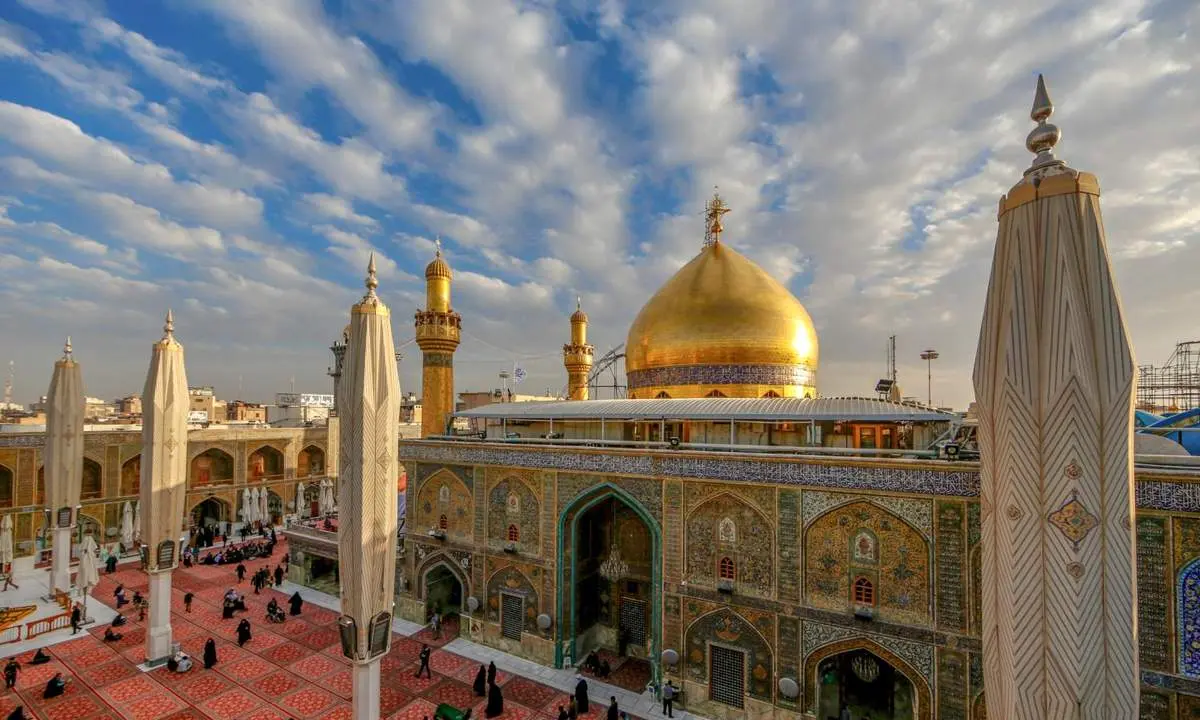 حرم حضرت علی (ع) از نگاه ماهواره های ایرانی+فیلم
