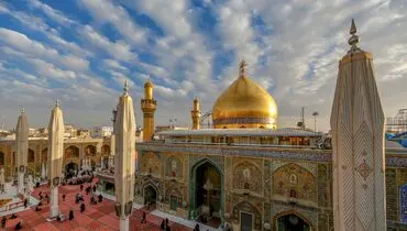 حرم حضرت علی (ع) از نگاه ماهواره های ایرانی+فیلم