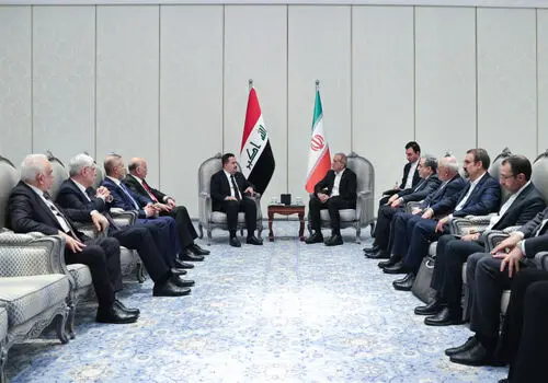 دیدار رئیس جمهور با رهبر انقلاب اسلامی پیش از حضور در سازمان ملل