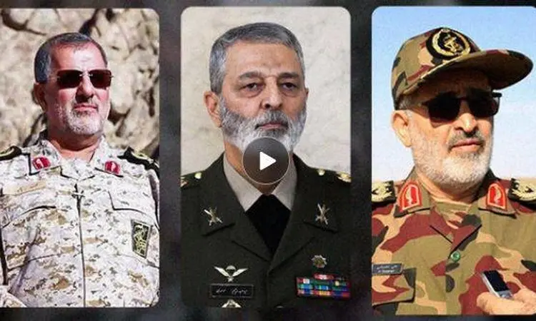 با فرماندهان نظامی جدید ایران آشنا شوید + فیلم