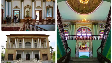 معماری بی نظیر خانه تیمورتاش؛ یادگاری ۱۶۰ ساله در قلب تهران+ فیلم
