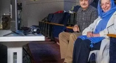 قاب خاطره‌انگیز ایرج طهماسب و مرضیه برومند در دهه ۶۰ + عکس