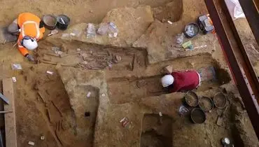 کشف یک گورستان باستانی در قلب پاریس + عکس
