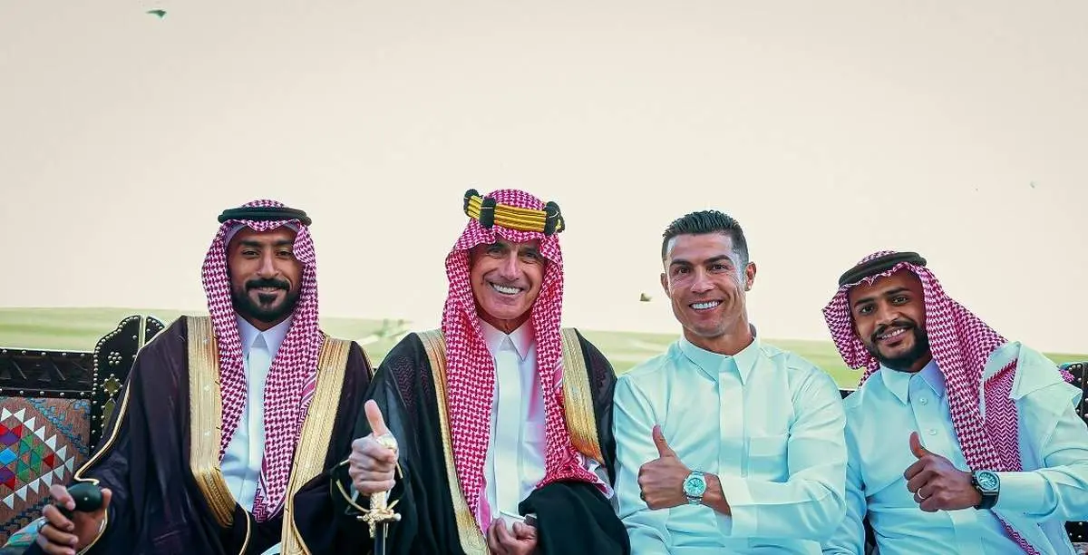 حضور متفاوت رونالدو در جشن روز تأسیس عربستان+ فیلم