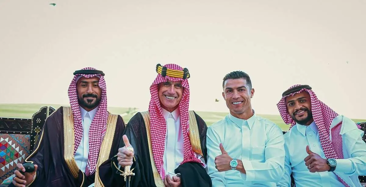 حضور متفاوت رونالدو در جشن روز تأسیس عربستان+ فیلم