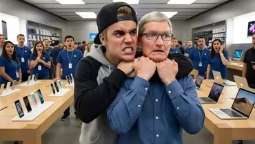 وقتی جاستین بیبر کارکنان اپل را تهدید کرد