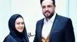 پوشش مجلسی و متفاوت مجری صداوسیما با همسرش
