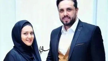 پوشش مجلسی و متفاوت مجری صداوسیما با همسرش