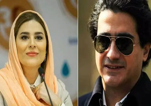 عکس صمیمانه همایون شجریان با خواننده معروف ایرانی الاصل