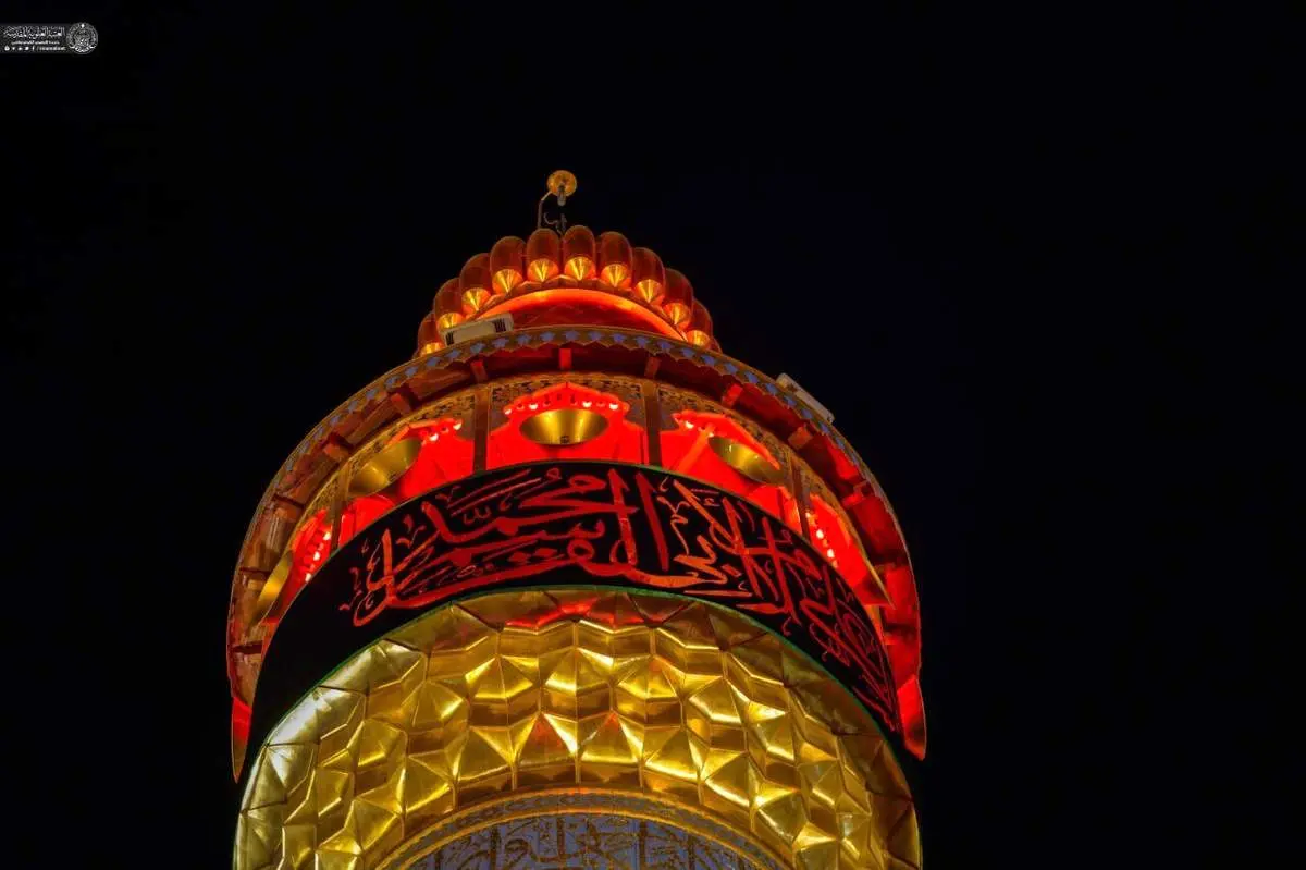 حرم امام علی(ع) سیاهپوش رحلت رسولالله(ص) شد +تصاویر