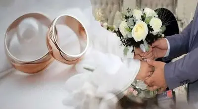 خانم بازیگر ایرانی با سگش در وسط مراسم ازدواجش حاضر شد/عکس