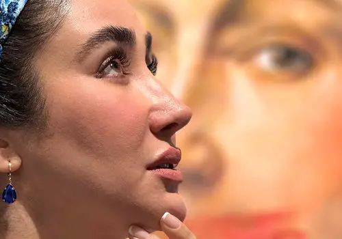 عکس بهاره افشاری و سردار آزمون در پاریس 