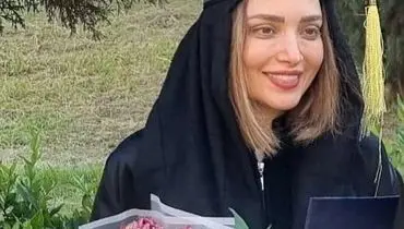 بهنوش طباطبایی با بادیگاردهایش دکترا گرفت!/ حضور یک بازیگر همراه بادیگارد  در دانشگاه جنجال آفرید!/ویدیو 