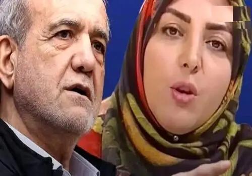 لحظه مزاحمت برای المیرا شریفی‌مقدم روی آنتن زنده + فیلم