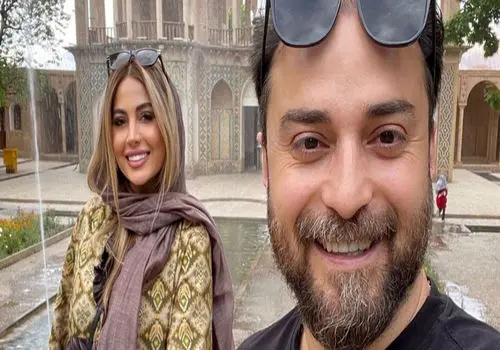 شیرازگردی متفاوت همسر بابک جهانبخش در بازار وکیل!