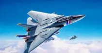 جنگنده زیبای F-14A ملقب به تامکت نیروی هوایی ایران + فیلم