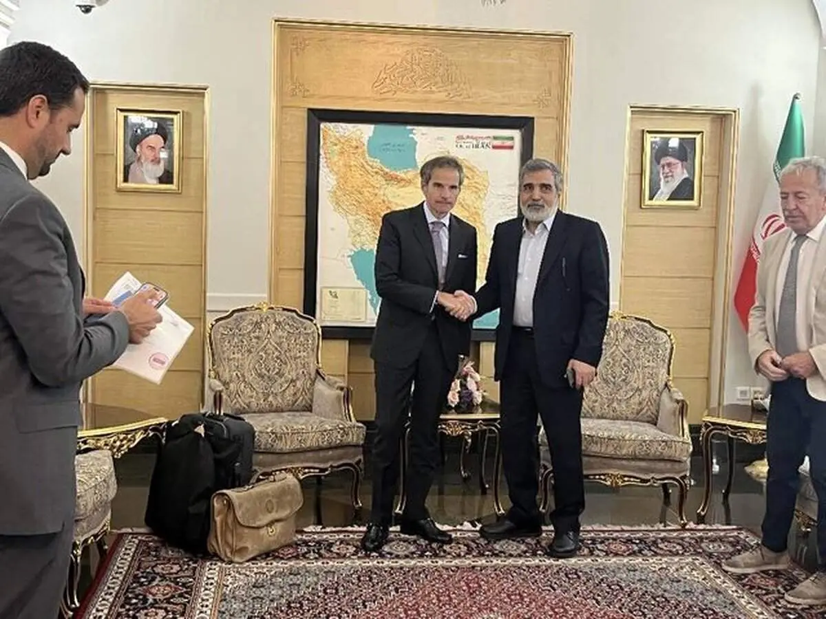 گروسی به تهران رسید