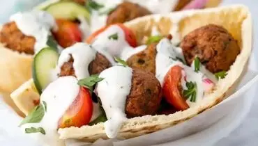 فلافل سوری؛ ترد، خوش‌طعم و پر از سس مخصوص