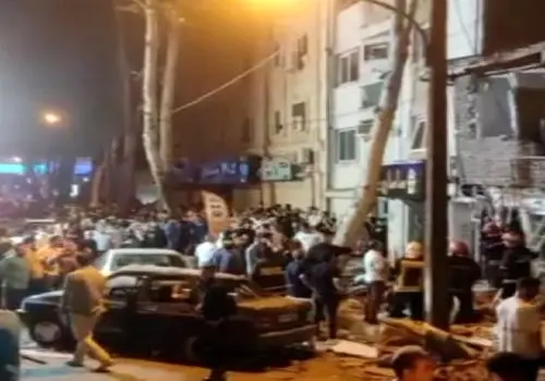 18 مصدوم در پی انفجار گاز یک ساختمان در رشت + جزئیات