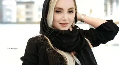 گریم عجیب و فشن نازنین بیاتی در فیلم جدیدش