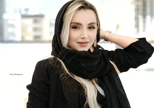 عکس سلفی نازنین بیاتی در پشت صحنه تاسیان