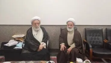 دلجویی علیرضا پناهیان از شیخ حسین انصاریان+ عکس
