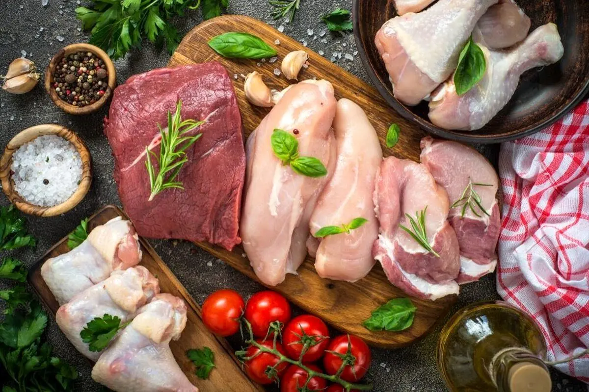 قیمت گوشت مرغ و گوشت قرمز امروز شنبه ۱۲ اسفند 1402+جدول