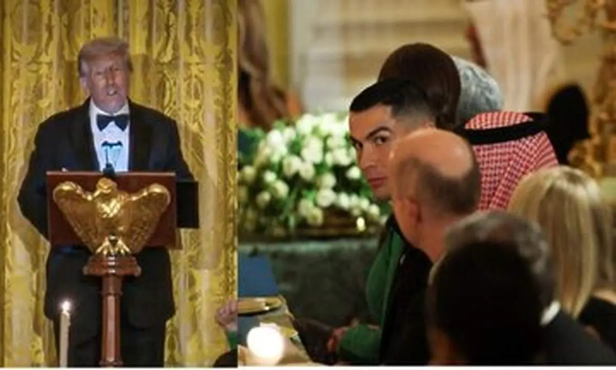 واکنش ترامپ به حضور رونالدو: پسرم بارون عاشق توست، حالا کمی بیشتر به من احترام می‌گذارد!

