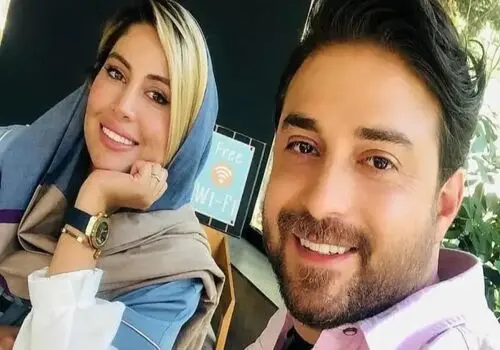 عکس عاشقانه بابک جهانبخش و زن اولش در اوج عشق و عاشقی